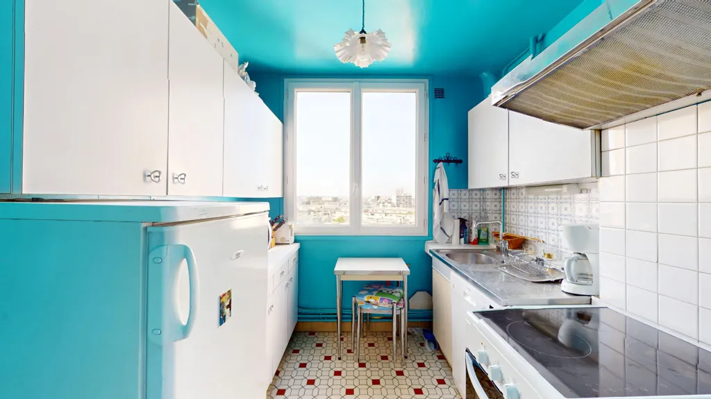 Cucina - 4-Bedroom Parisian Flat with Courtyard View