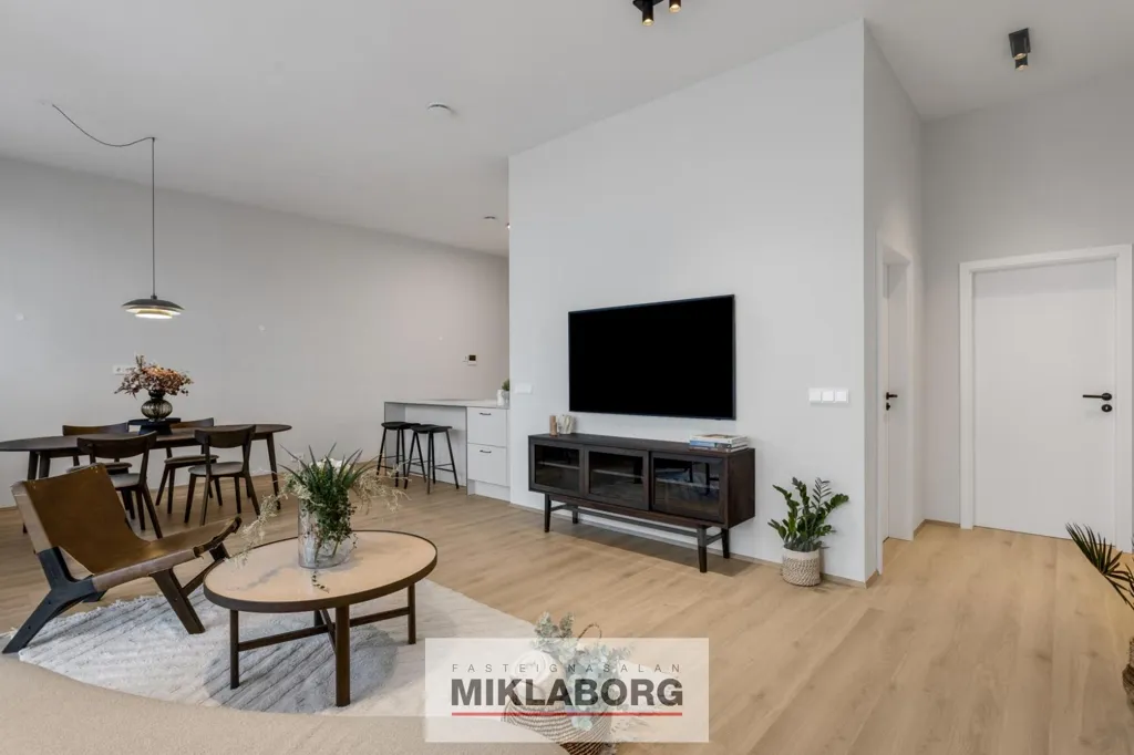 Soggiorno - New Flat with Balcony in Hafnarbraut