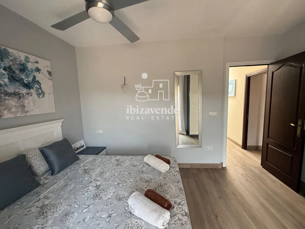 Bedrooms - Furnished Villa with Mountain View in Es Cubells, Ibiza