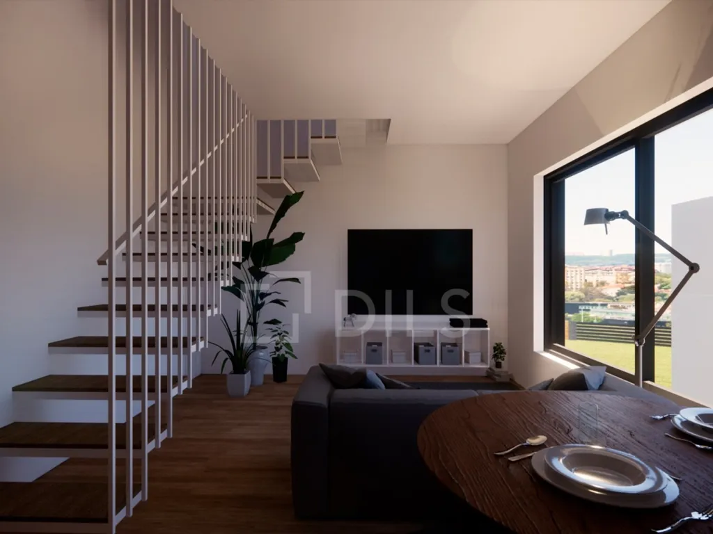 Soggiorno - T2 Apartment with Balcony in Matosinhos Centre