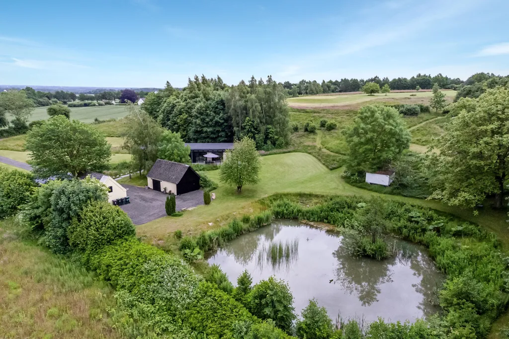 Vue aérienne - Maison 5 pièces à Glamsbjerg