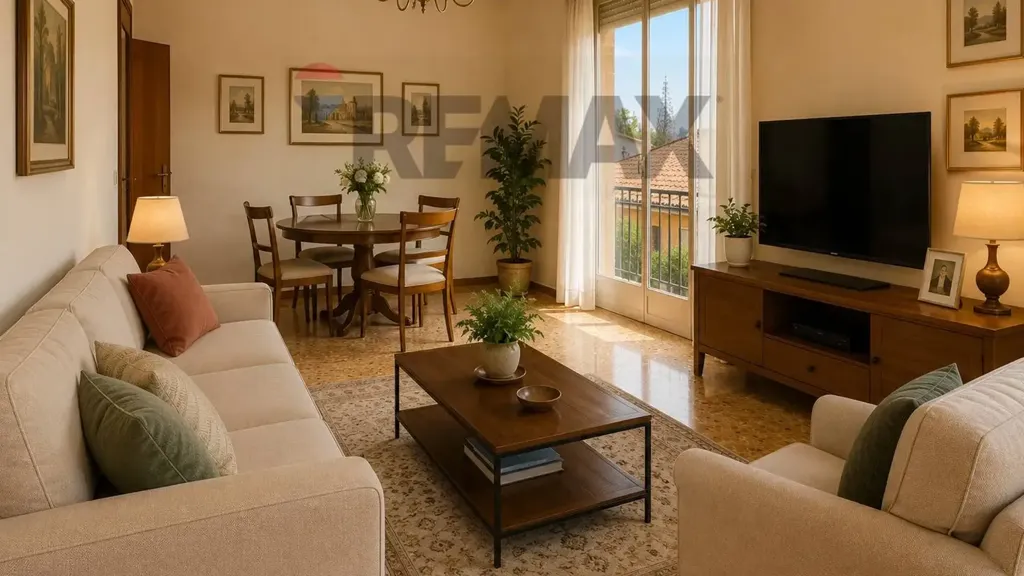 Soggiorno - Triplex with Box in San Martino, Novara