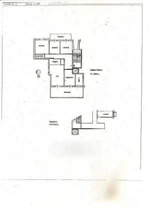 Plan - Attico with Panoramic View in Voghera