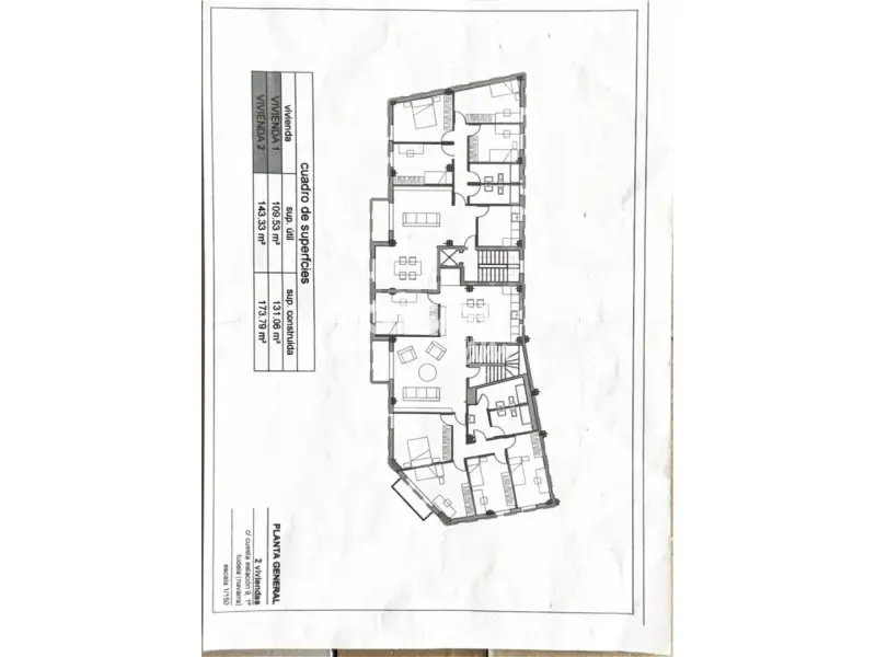 Plan - Modernised Flat with Terrace in Tudela Centre
