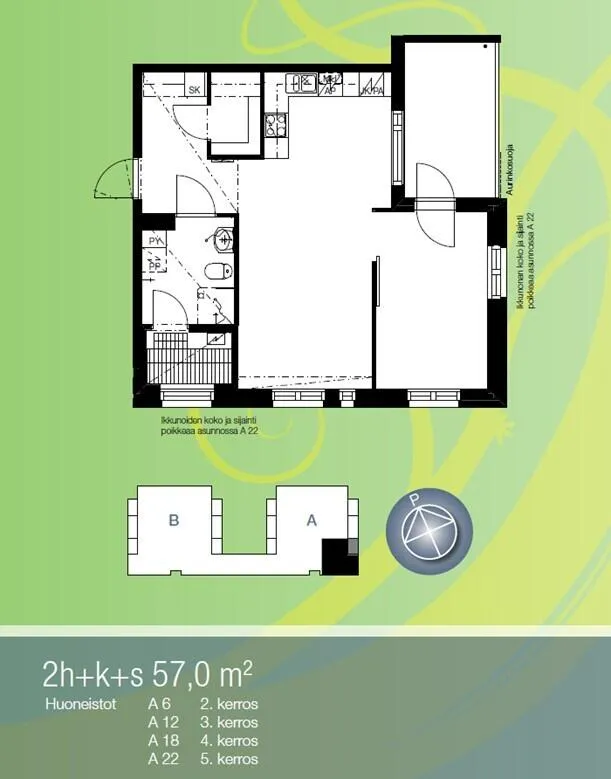 Plaan - Flats with Sauna in Malmi, Helsinki
