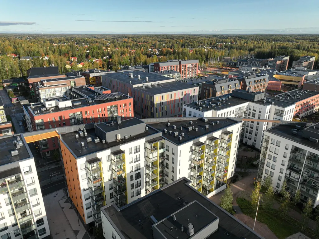Vue aérienne - Apartment with Balcony in Vantaa, Kivistö