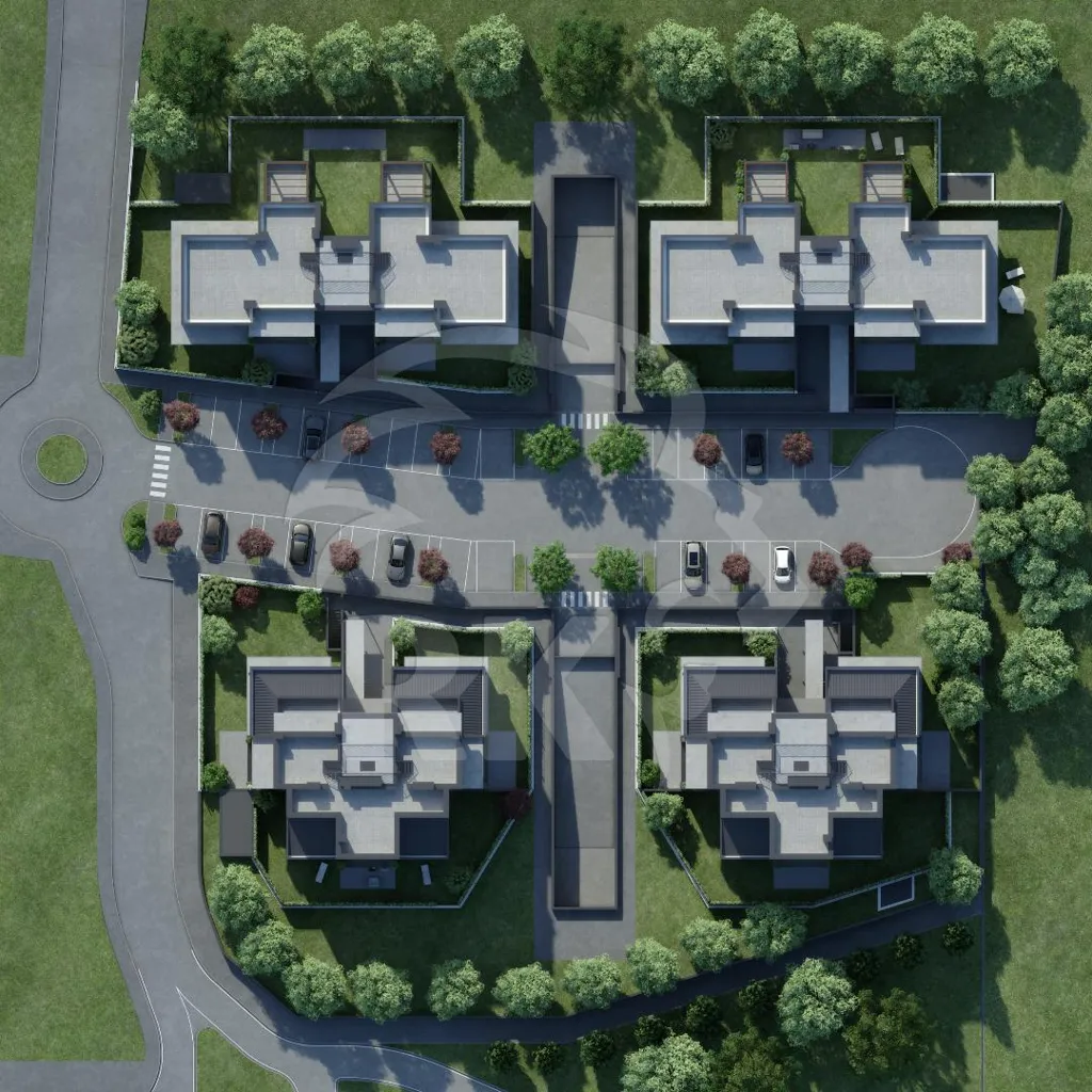 Õhuvaade - New Apartment with Terrace in Sasso Marconi