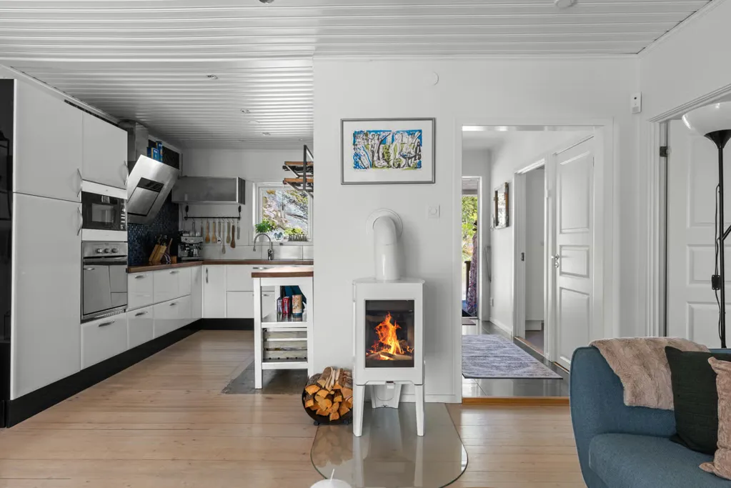Cucina - Villa with Mountain Terrace View in Tyresö Brevik