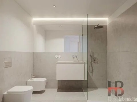 Salles de bain - Modern Apartment with Balcony in Porto