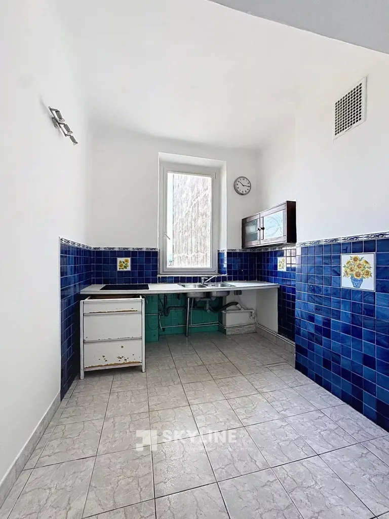 Köök - Haussmannian Flat with Panoramic View in Marseille-6th