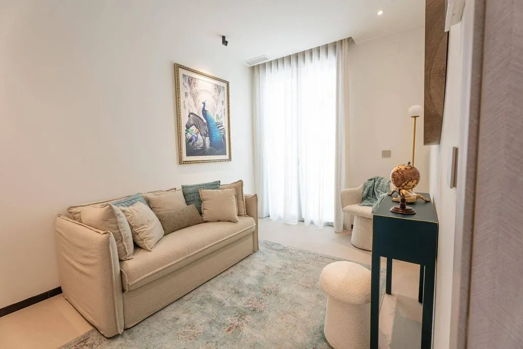 Living Room - New Build Villa with Pool in Algorfa