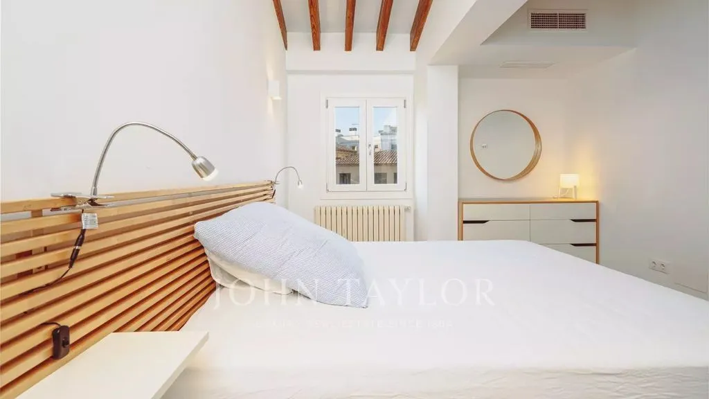 Dormitorios - Apartamento con vistas a la ciudad en Palma de Mallorca