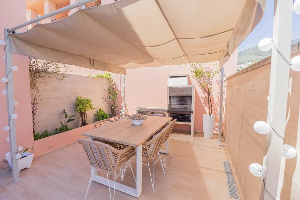 Terrasse - Corner Chalet with Sea View in Benalmádena