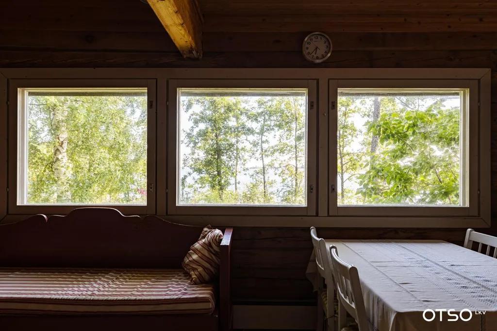 Dining Room - Winter Cottage with Sauna on Hästikari Island