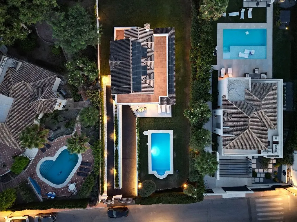 Vue aérienne - Luxury Villa with Pool in Nueva Andalucía