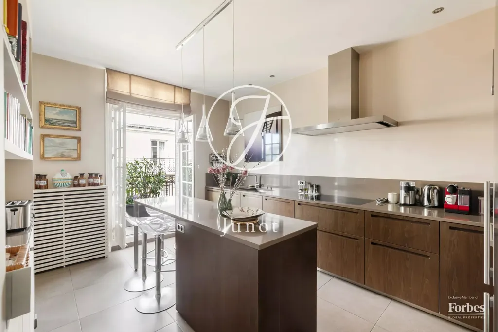 Köök - Duplex with Eiffel Tower View in Paris 7th