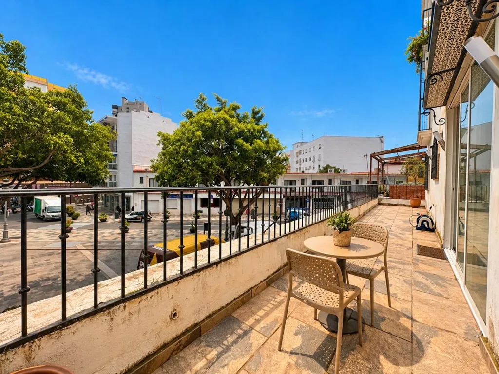 Balcon - Apartment with Terrace in Torremolinos Centre