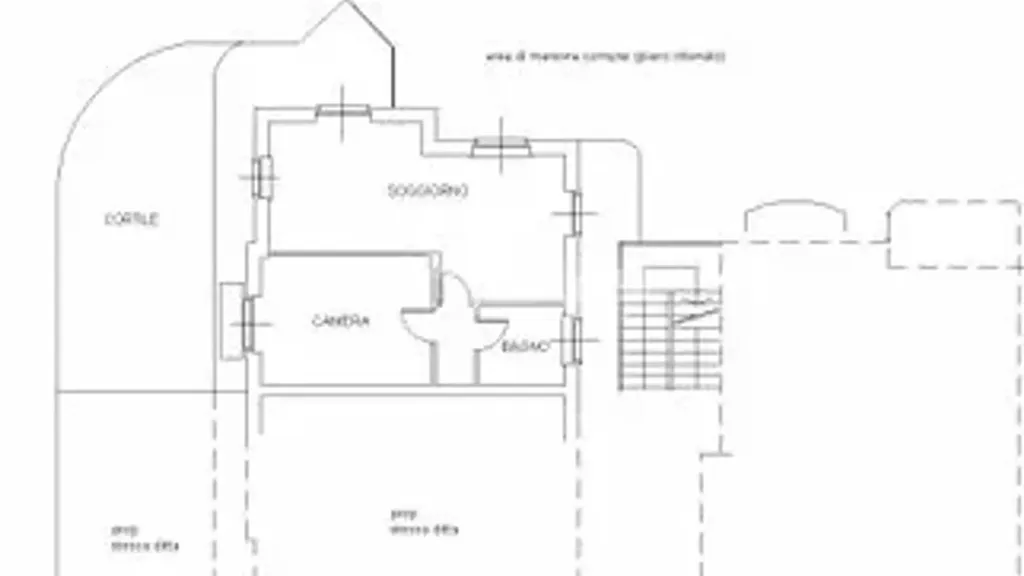 Planimetria - New Ground Floor Flat with Garden in Bruino