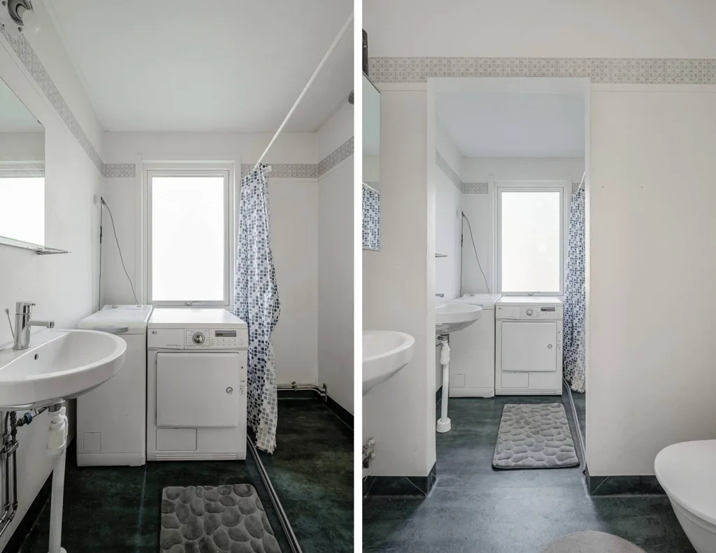 Bathrooms - Apartment with Balcony in Stockholm