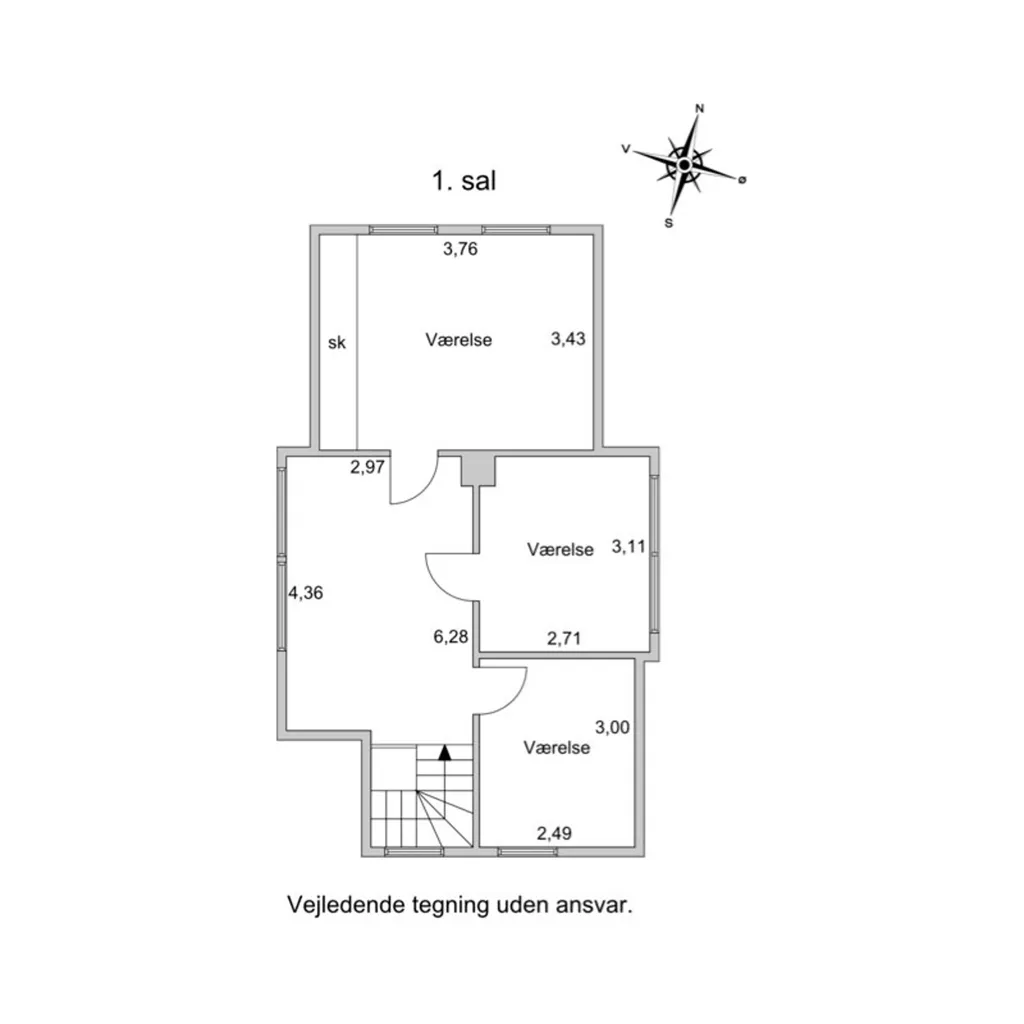 Plan - 1920s Villa with Garden in Vejen