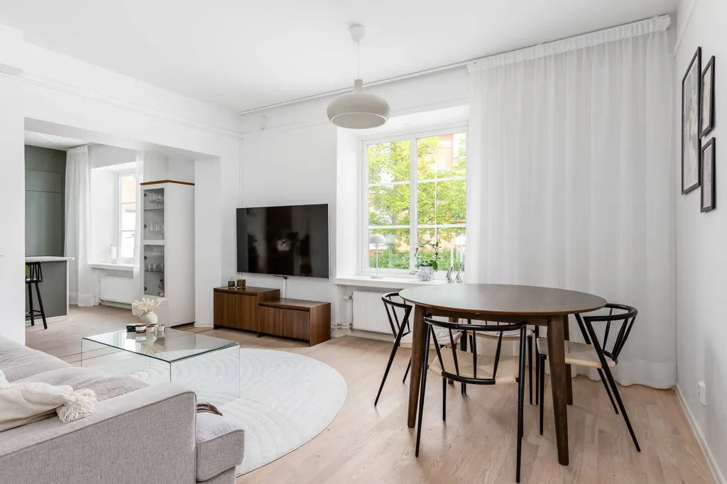 Soggiorno - Apartment with High Ceilings in Linköping