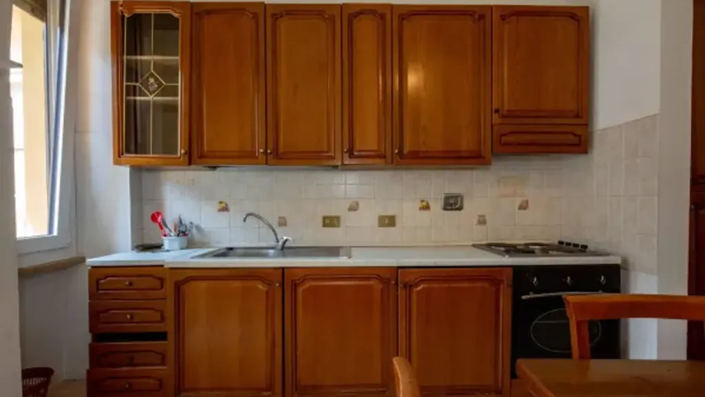 Köök - Spacious 2-Bedroom Apartment in Torino