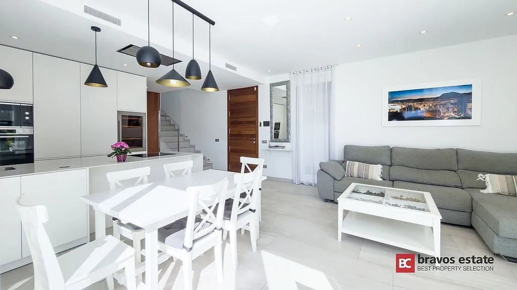 Dining Room - Modern Design Villa with Sea View in Benidorm
