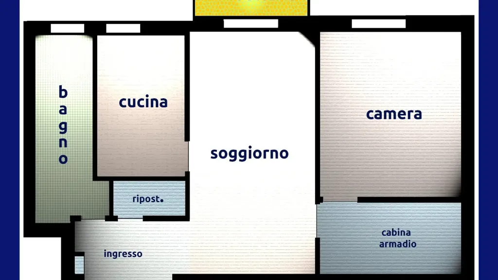 Plaan - Modernised Apartment with Balcony in Milan