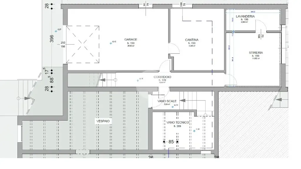 Plan - Luxury Villa with Private Garden in Preganziol