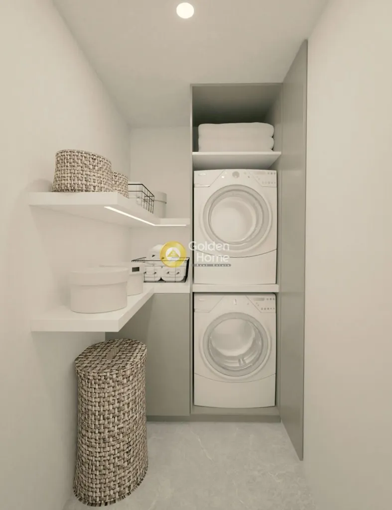Pesuköök - Modern Penthouse with Smart Home in Metaxourgeio