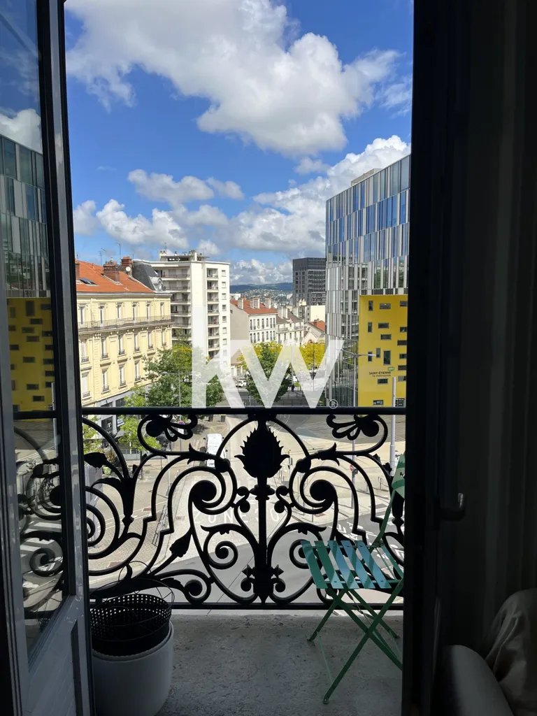 Balcon - Appartement Bourgeois avec Balcon à Saint-Étienne