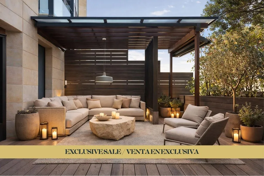 Terrasse - Contemporary Adjoined House with Pool in Sarrià