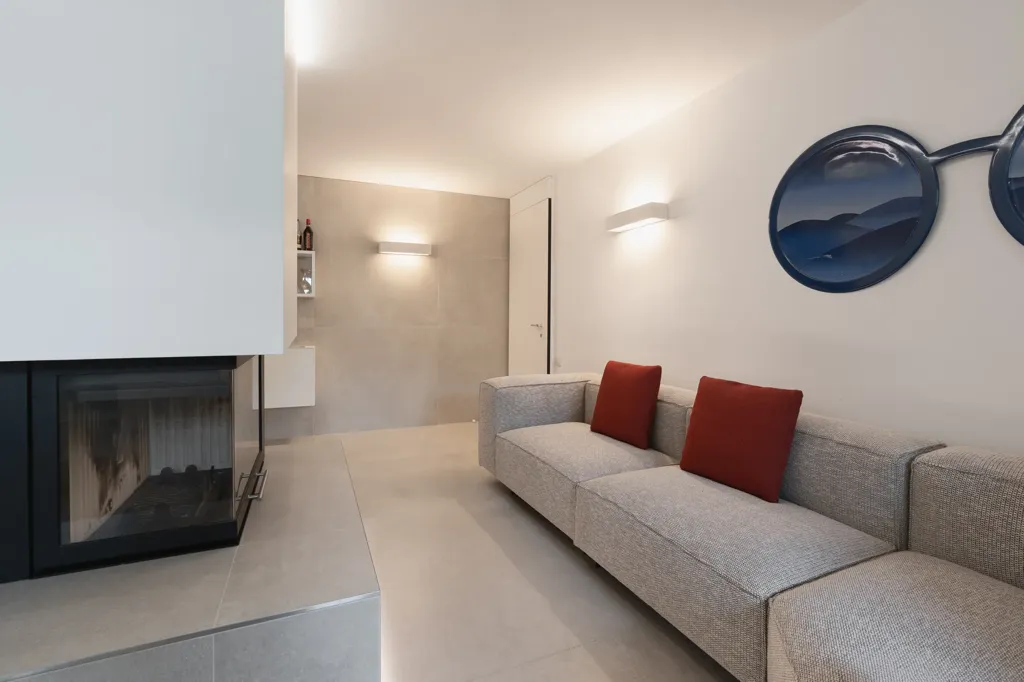 Séjour - Lakefront Villa with Modern Design in Limonta