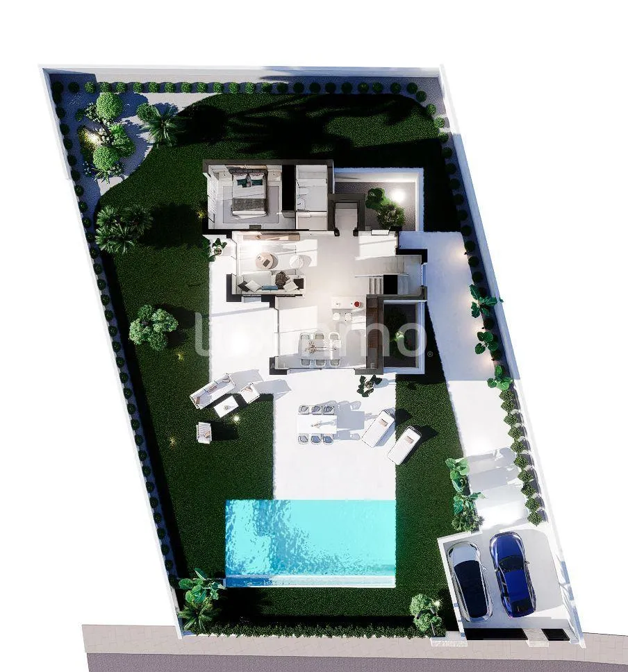 Vue aérienne - Modern Villa with Sea Views in Finestrat