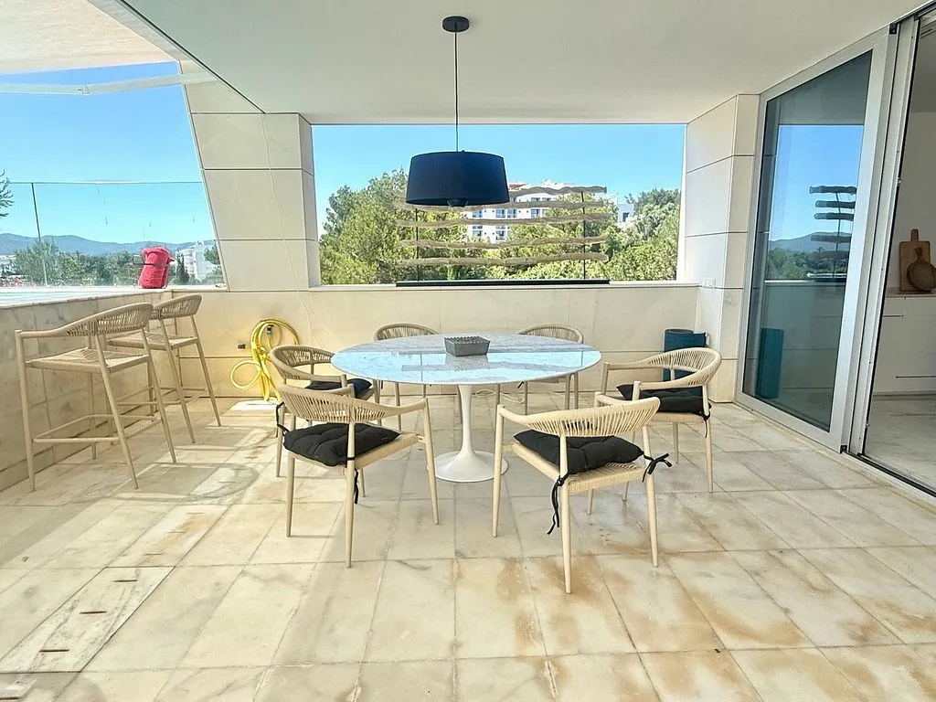 Terrasse - Luxury Apartment with Pool in Es Pouet, Ibiza