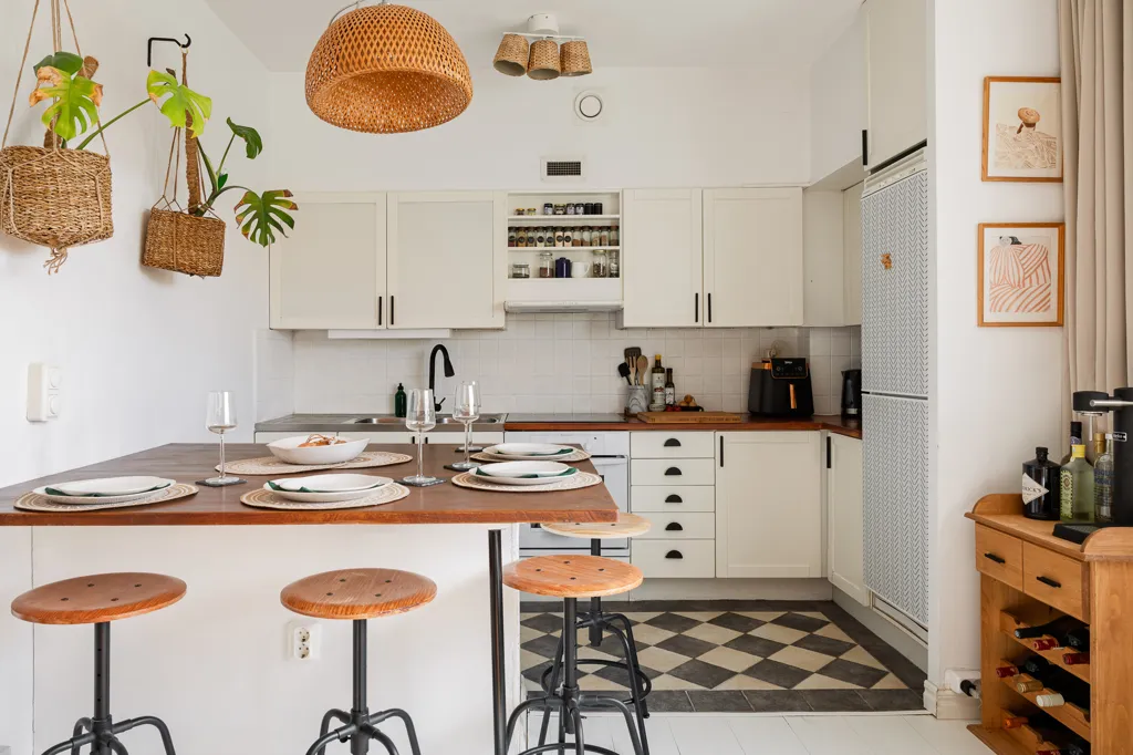 Cuisine - Apartment with Sea View in Hornstull