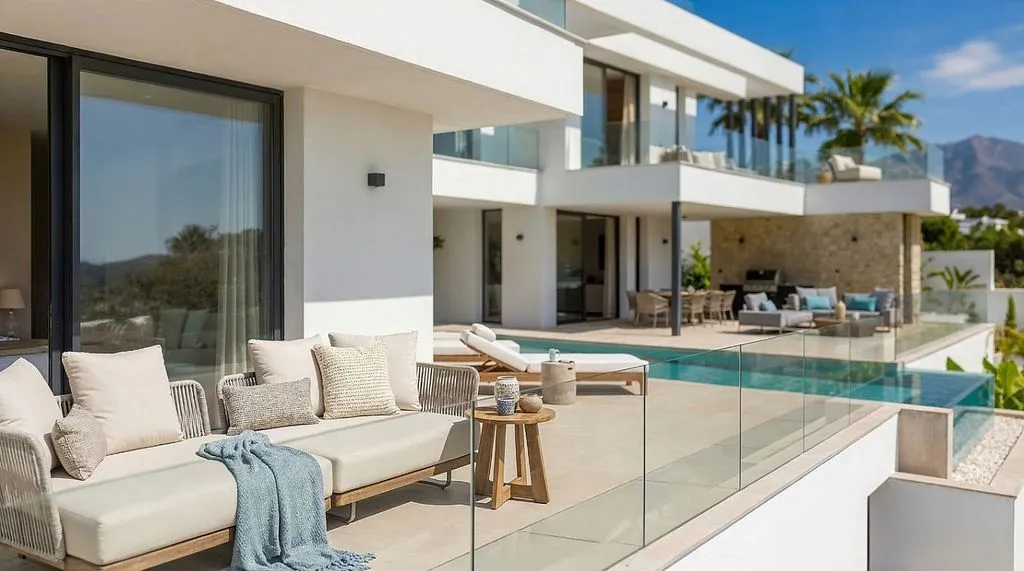 Piscine - Chalet with Sea View and Pool in Calpe