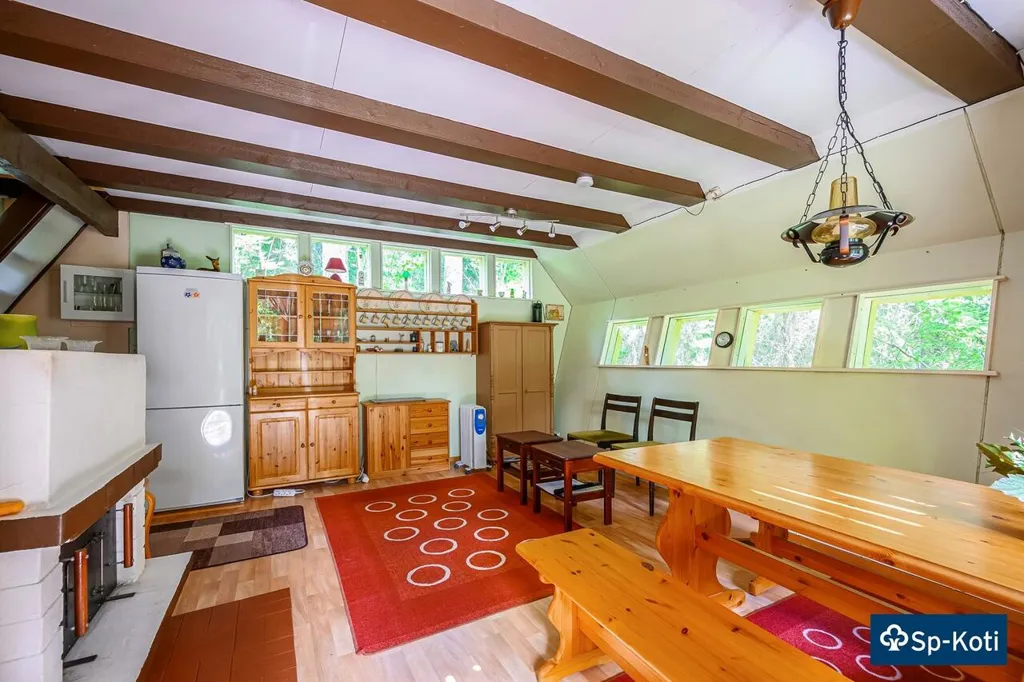 Salle à manger - Cottage with Sauna in Forested Area