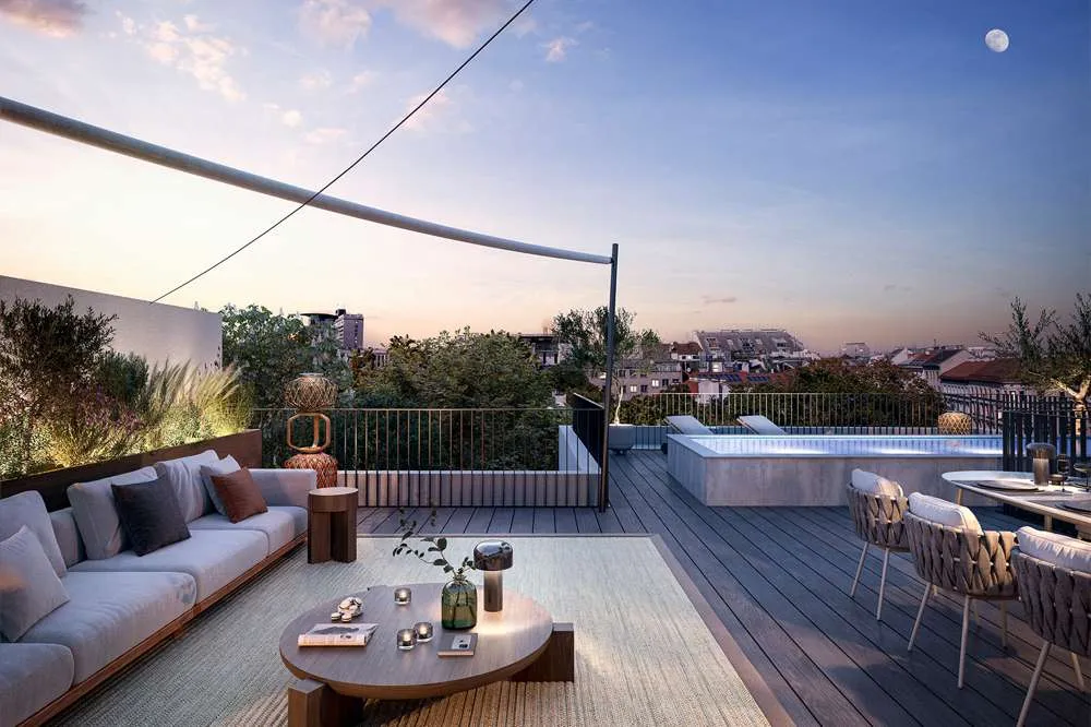 Terrass - Penthouse with Private Pool in Vienna's 3rd District