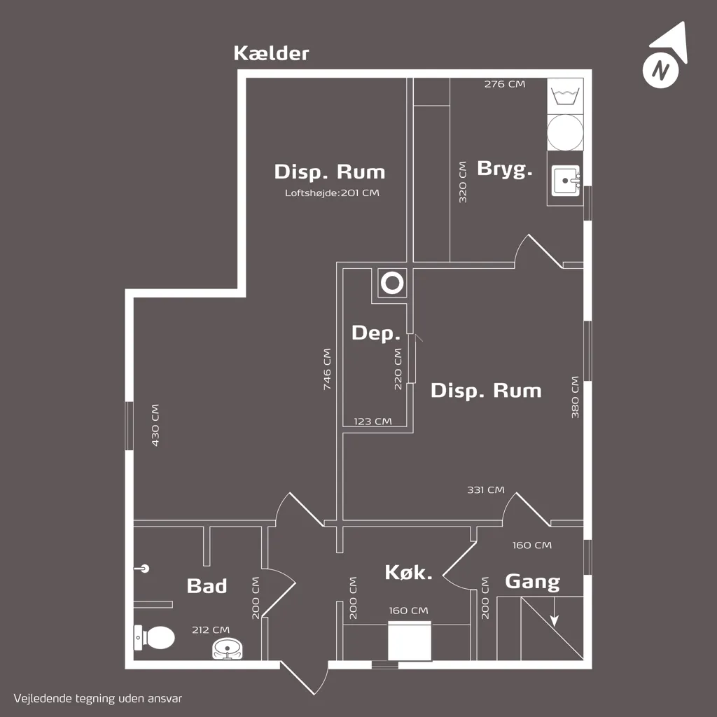 Plan - Rowhouse with Terrace near Strandvej, Hellerup