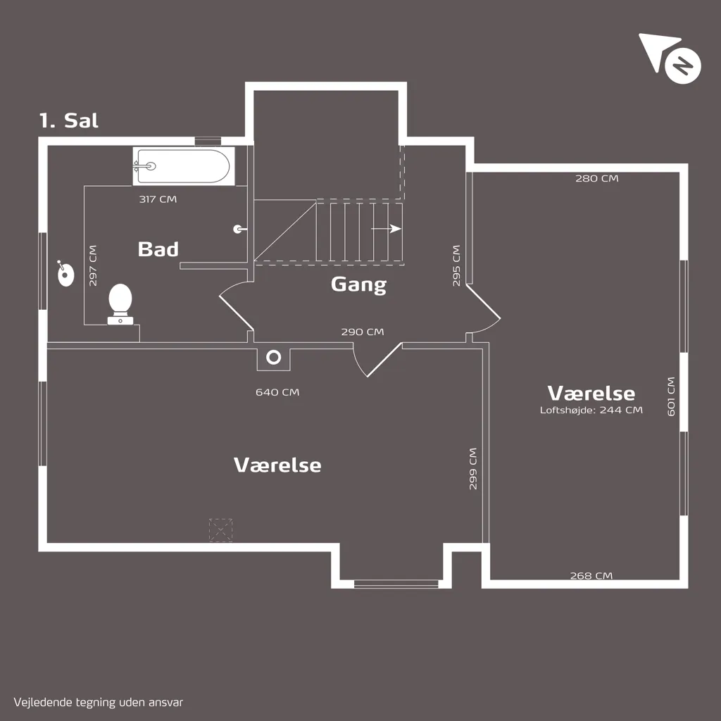 Plan - Villa with Pool in Valby