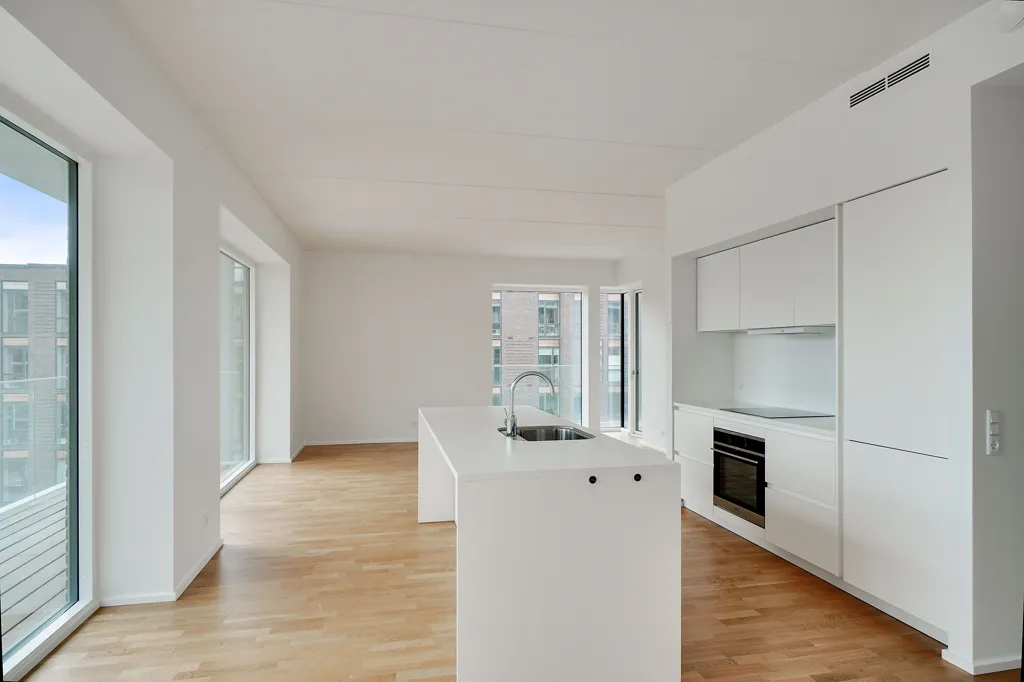 Köök - Apartment with Balcony in Irmabyen, Rødovre