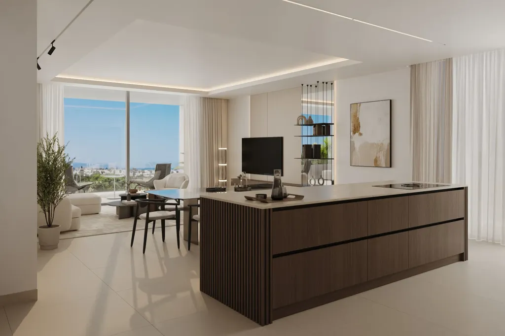 Köök - Beachside Apartment with Mountain View in San Pedro de Alcántara