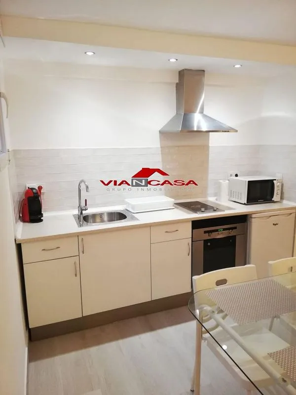 Cuisine - Furnished Studio with Air Conditioning in Peñagrande