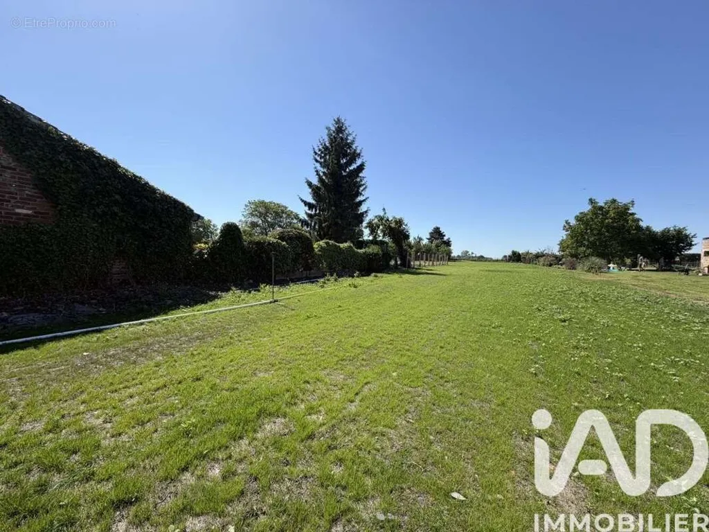 Jardin - Terrain Constructible avec Vue Dégagée à Montigny-En-Ostrevent