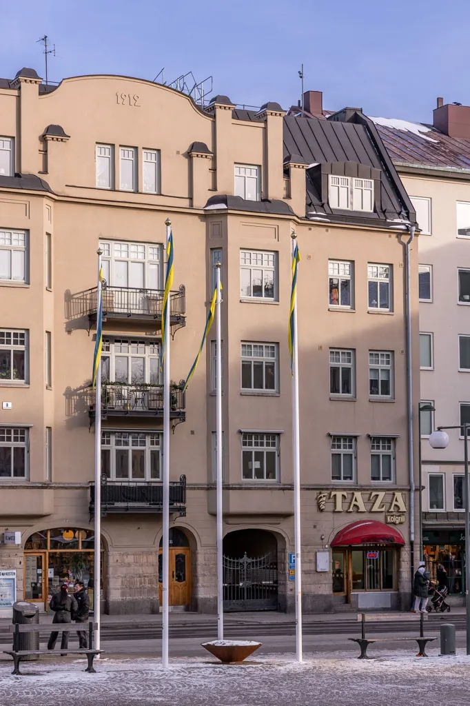 Exterior - 1.5-Room Apartment with High Ceilings in Linköping