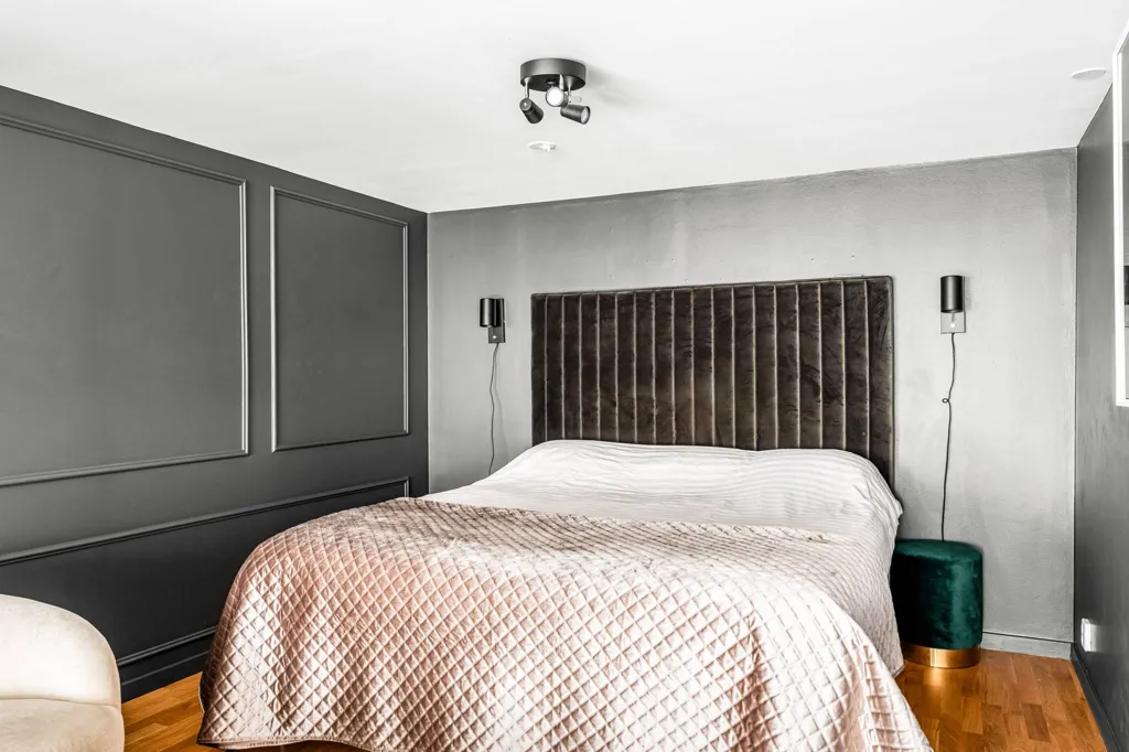 Camere da letto - Two-Storey Apartment with Panoramic Views in Glömsta