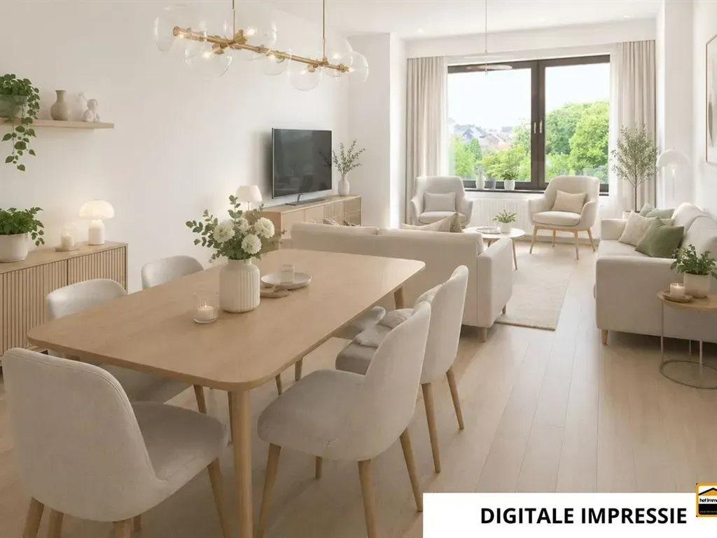 Salle à manger - Appartement avec Terrasse et Vue sur Basilique à Tongeren