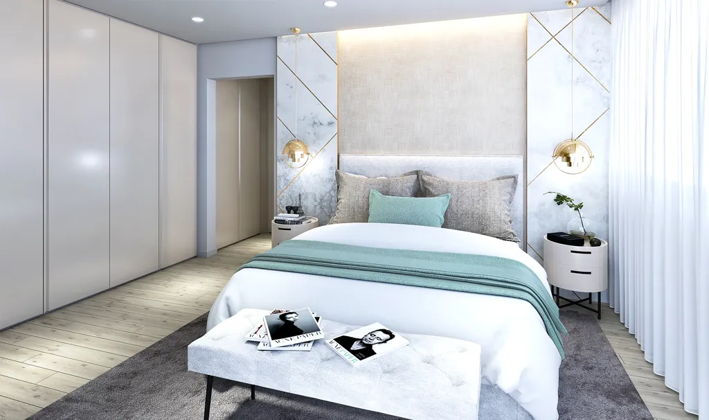 Bedrooms - Contemporary Villa with Pool in Golden Triangle