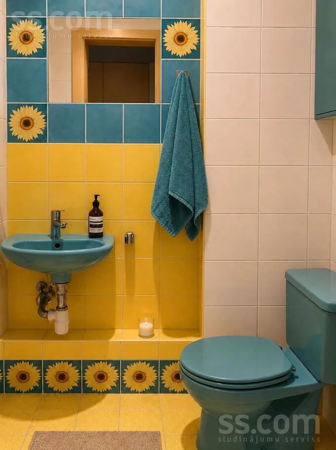 Salles de bain - Renovated Apartment with Parking in Riga Centre